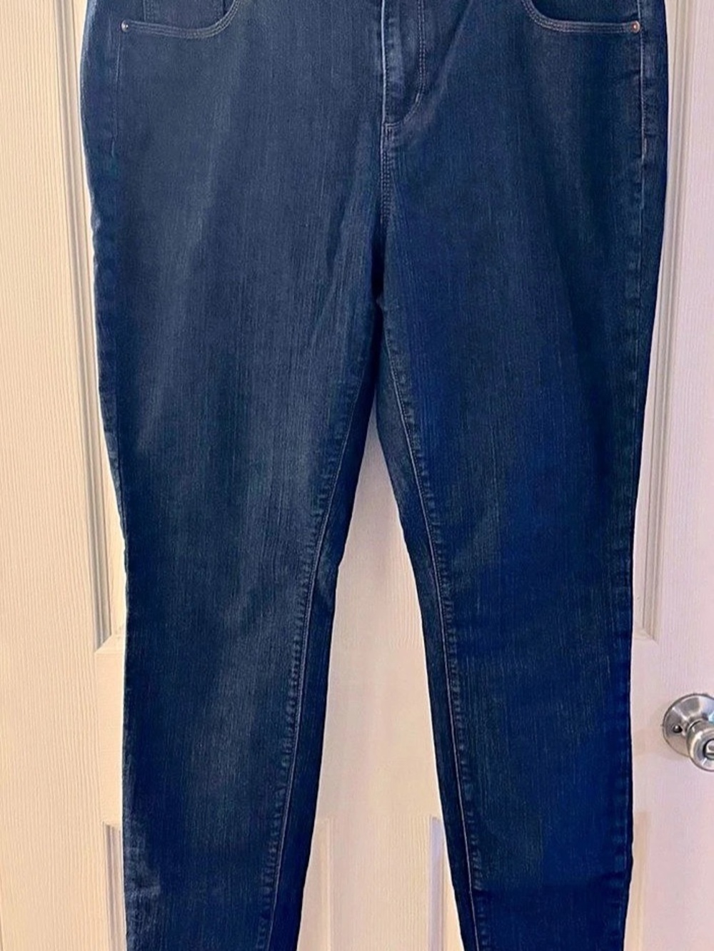 LOFT Modern Skinny Jeans Blue Waist 14